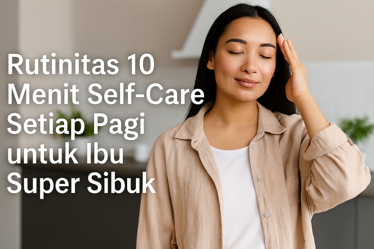 Rutinitas 10 Menit Self-Care Setiap Pagi untuk Ibu Super Sibuk
